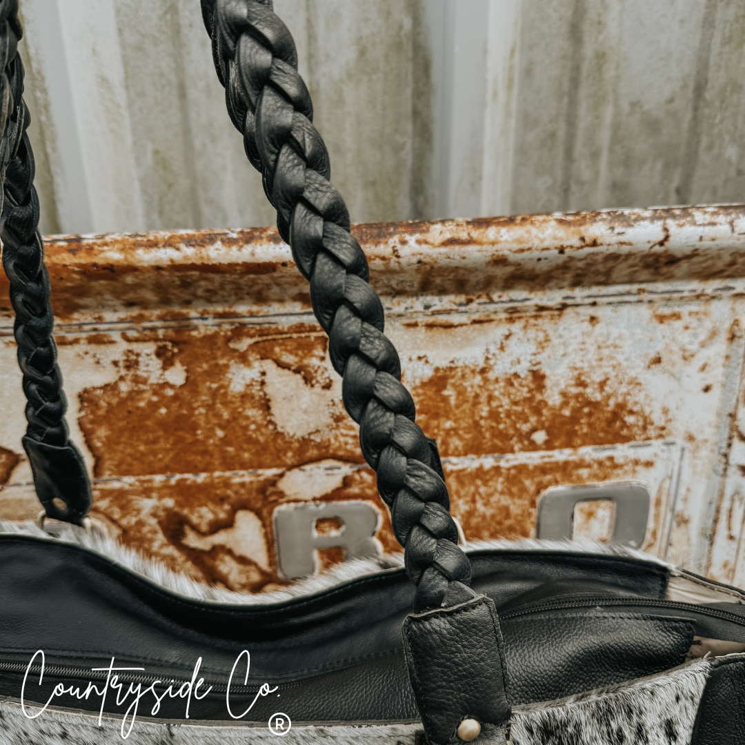 Dynasty Cowhide Weekender, Tote Work Bag
