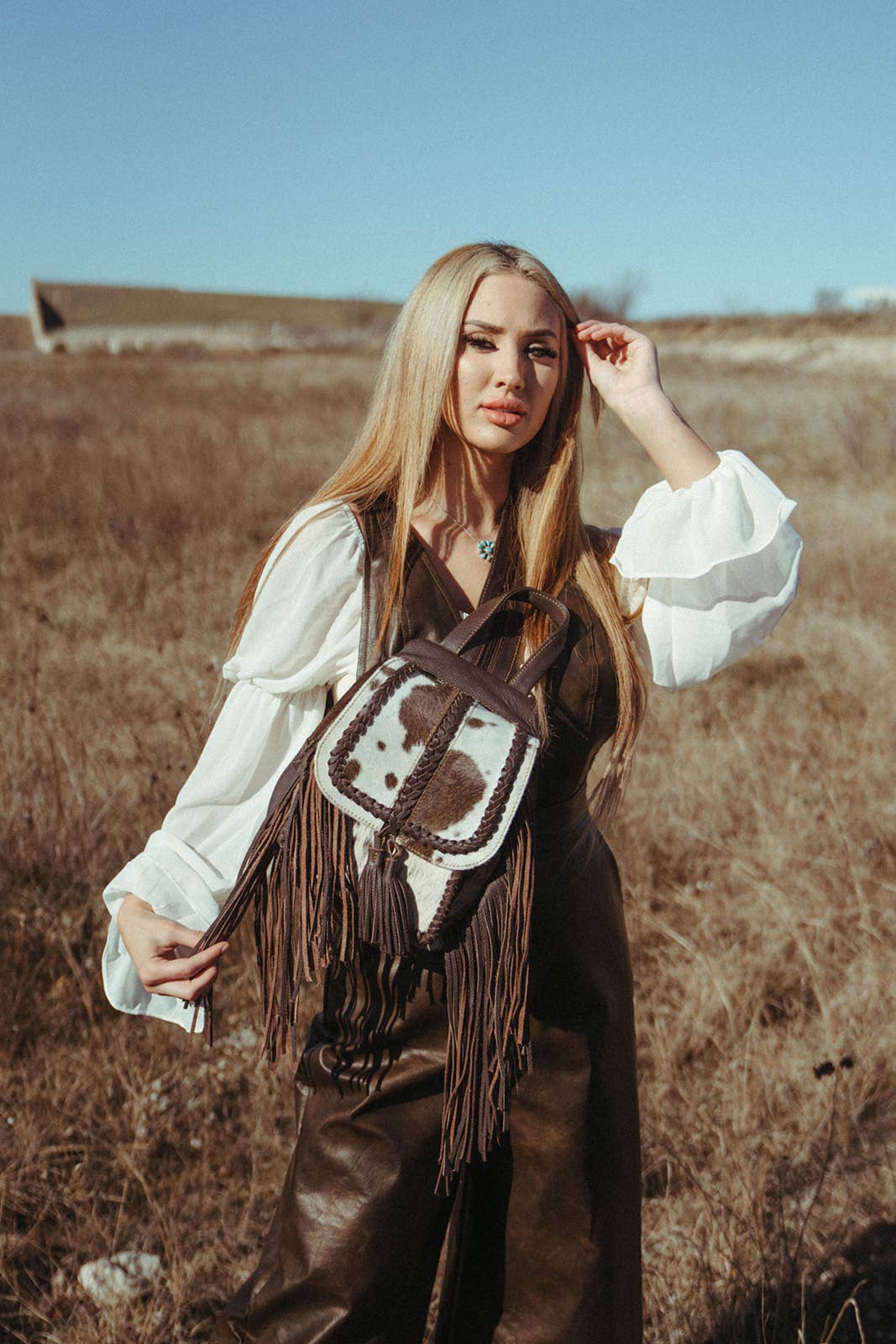 The Jackson Cowhide Backpack