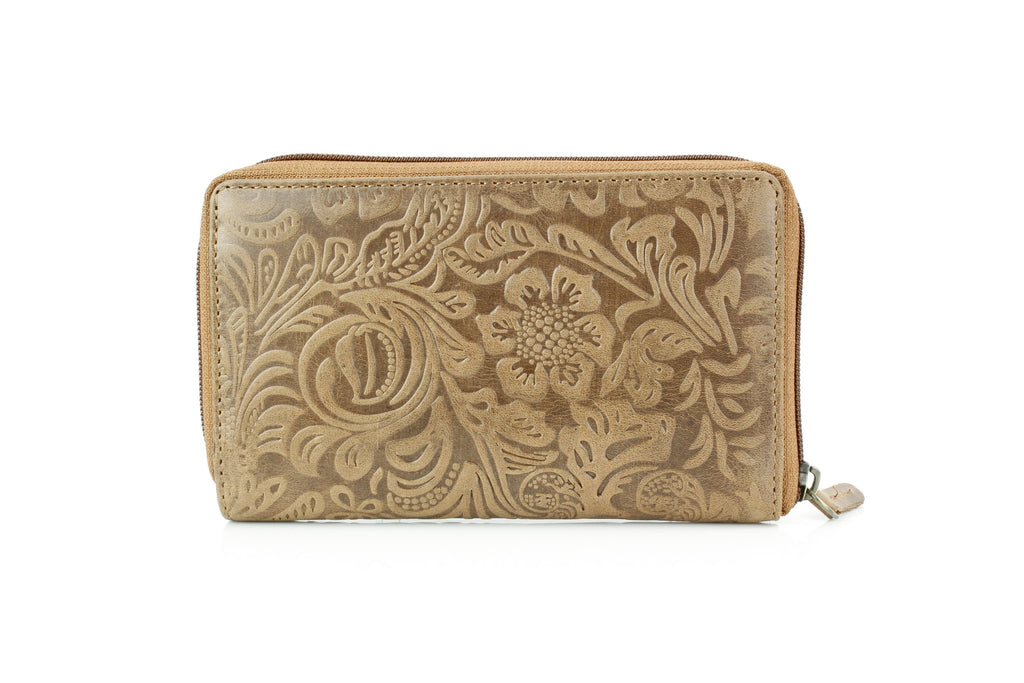 Zip Around Filigree Womens Wallet Clutch ABLW 41-25203
