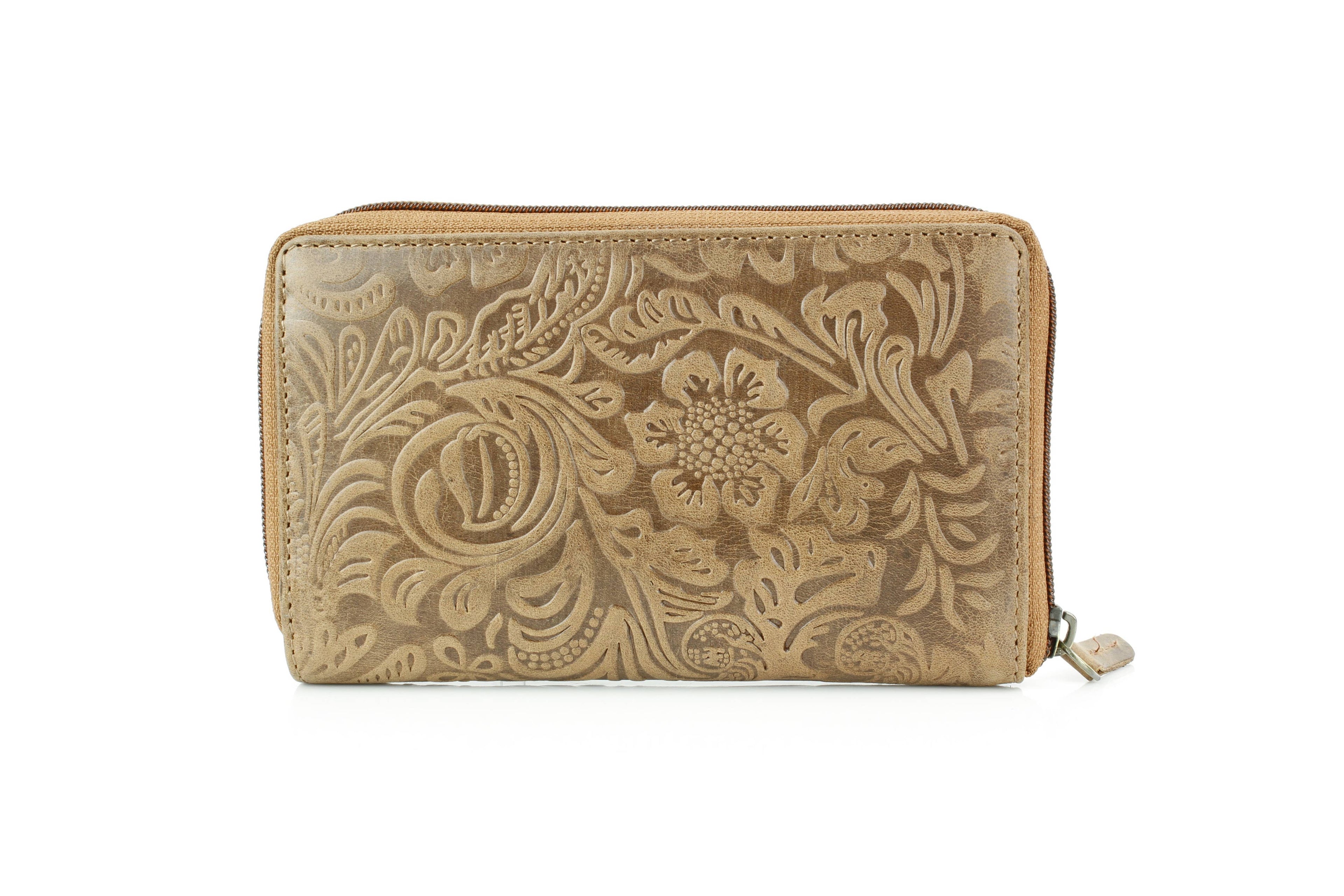 Zip Around Filigree Womens Wallet Clutch ABLW 41-25203