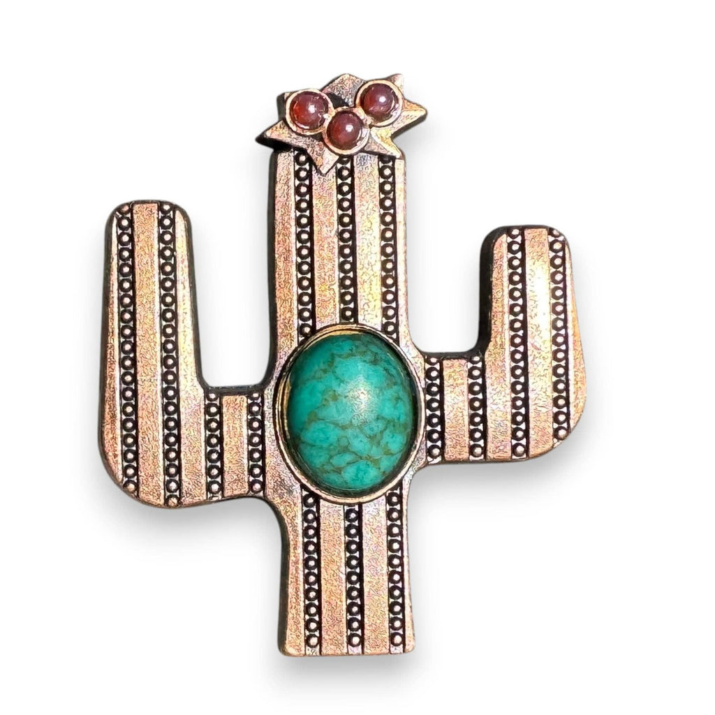 Wild Rag Slide 1.5" Cactus w/ stone or silhouette Concho Scarf Slide