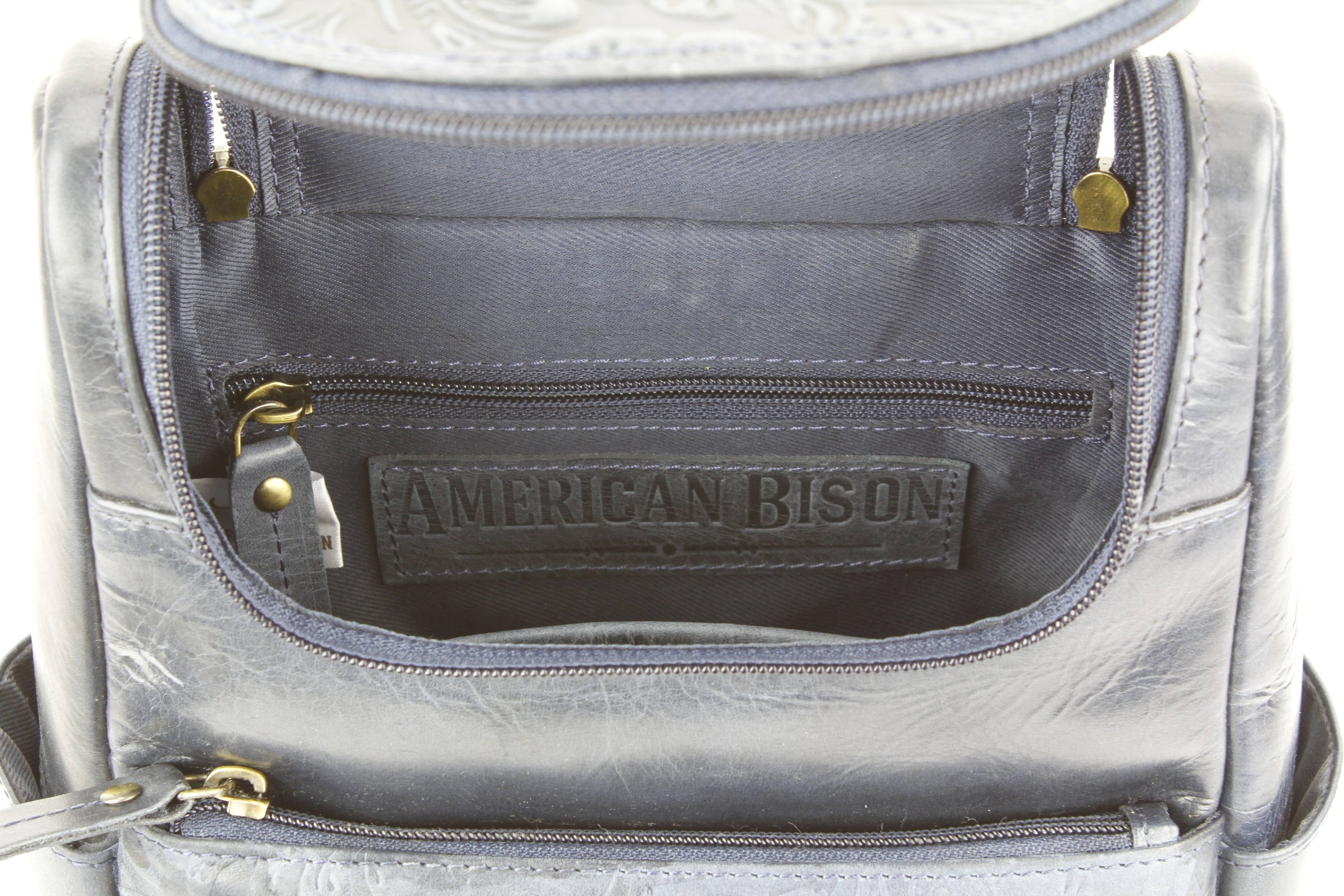 AB Small Zip Sling Backpack Filigree ABHB 41-26104