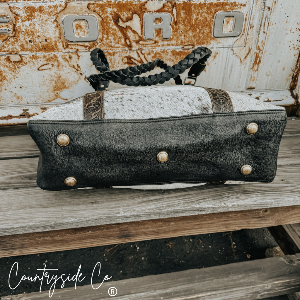 Dynasty Cowhide Weekender, Tote Work Bag
