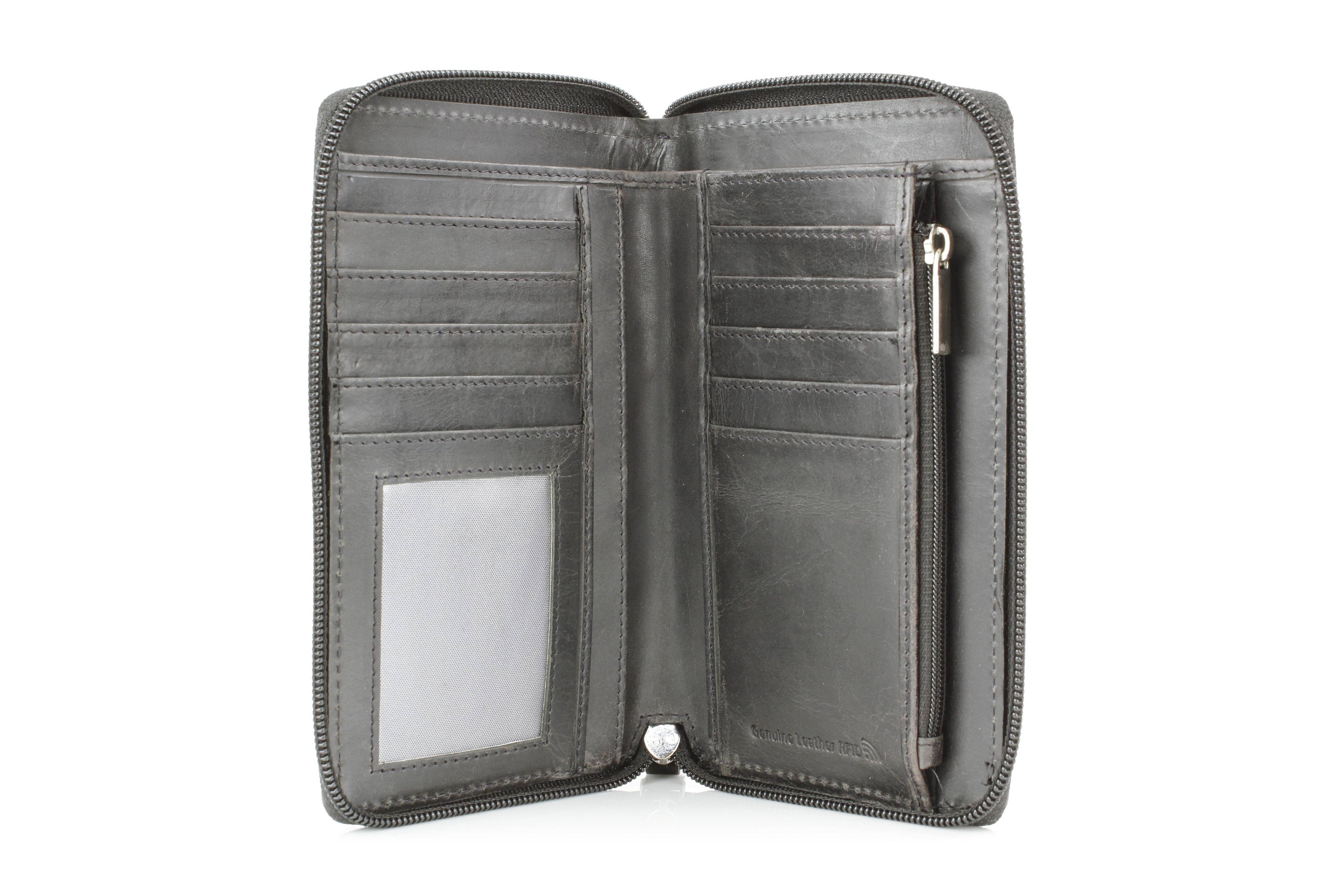 Zip Around Filigree Womens Wallet Clutch ABLW 41-25203