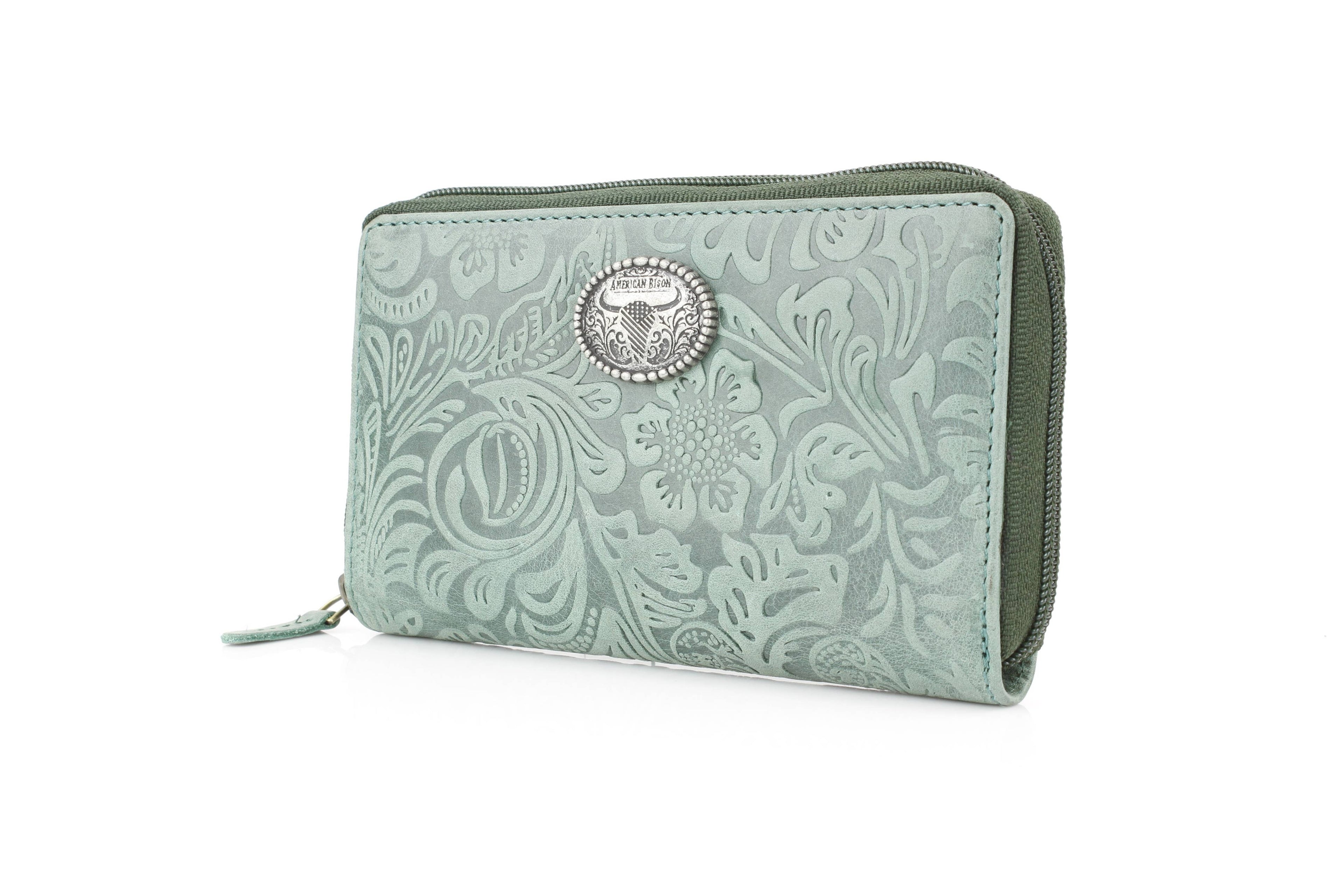 Zip Around Filigree Womens Wallet Clutch ABLW 41-25203