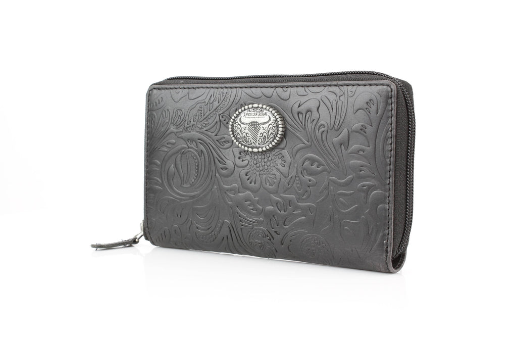 Zip Around Filigree Womens Wallet Clutch ABLW 41-25203