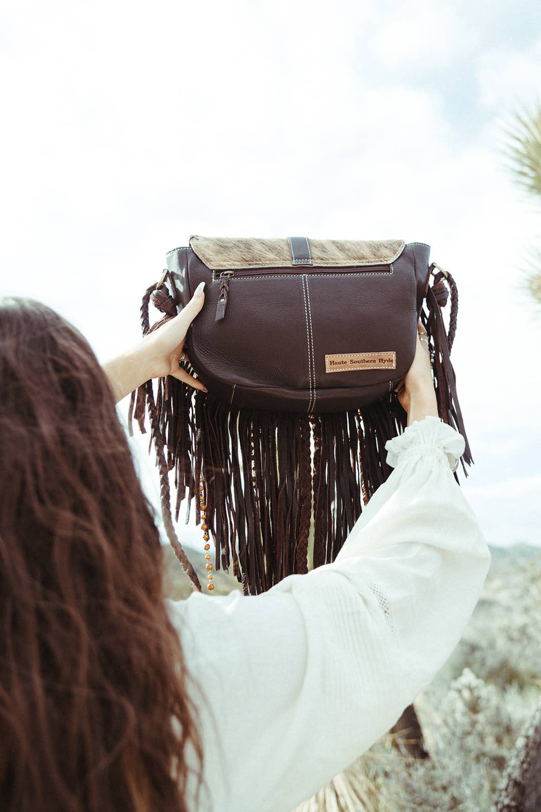 The Louvelle Cowhide Purse a Haute Southern Hyde