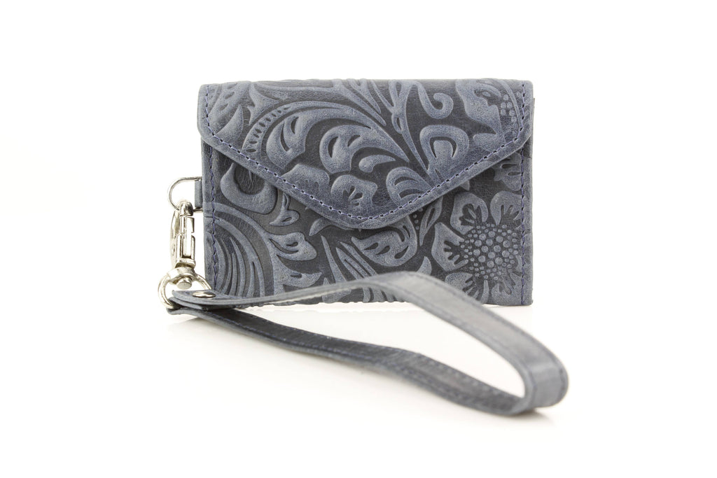 Small Wristlet Floral Filigree Leather ABSLG 41-26102