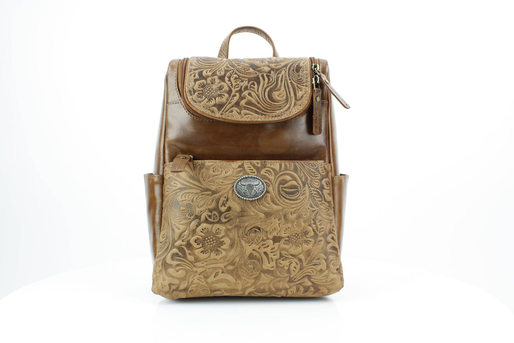 AB Small Zip Sling Backpack Filigree ABHB 41-26104