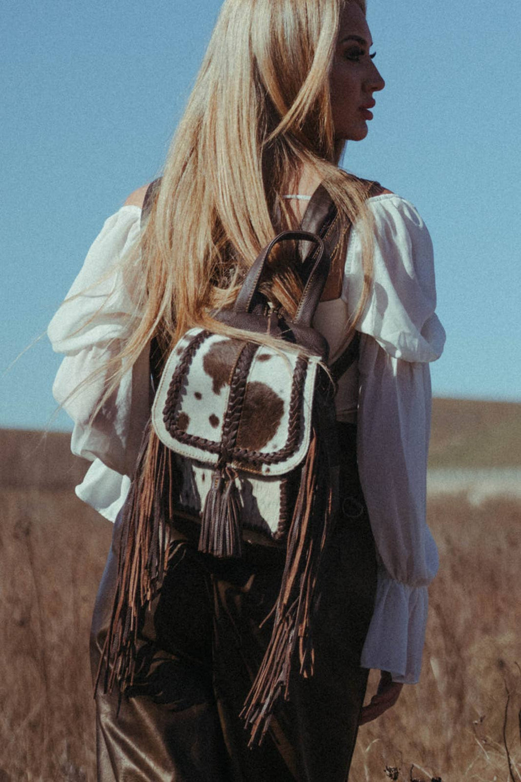 The Jackson Cowhide Backpack
