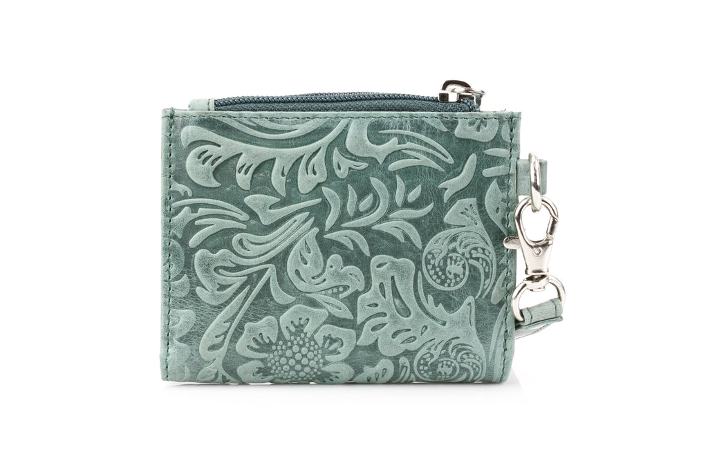 Small Foldover Floral Filigree Wristlet ABSLG 41-26103