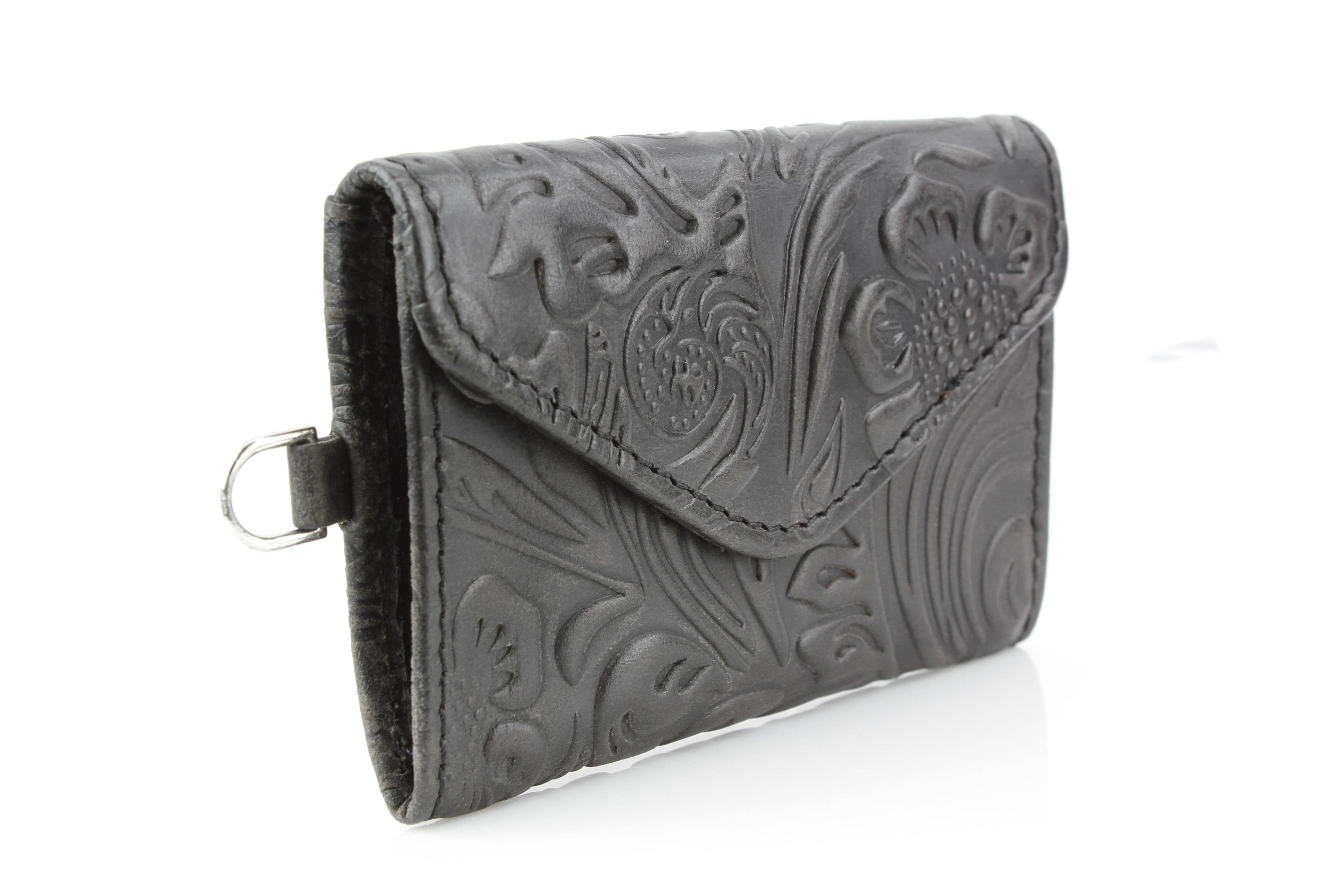 Small Wristlet Floral Filigree Leather ABSLG 41-26102