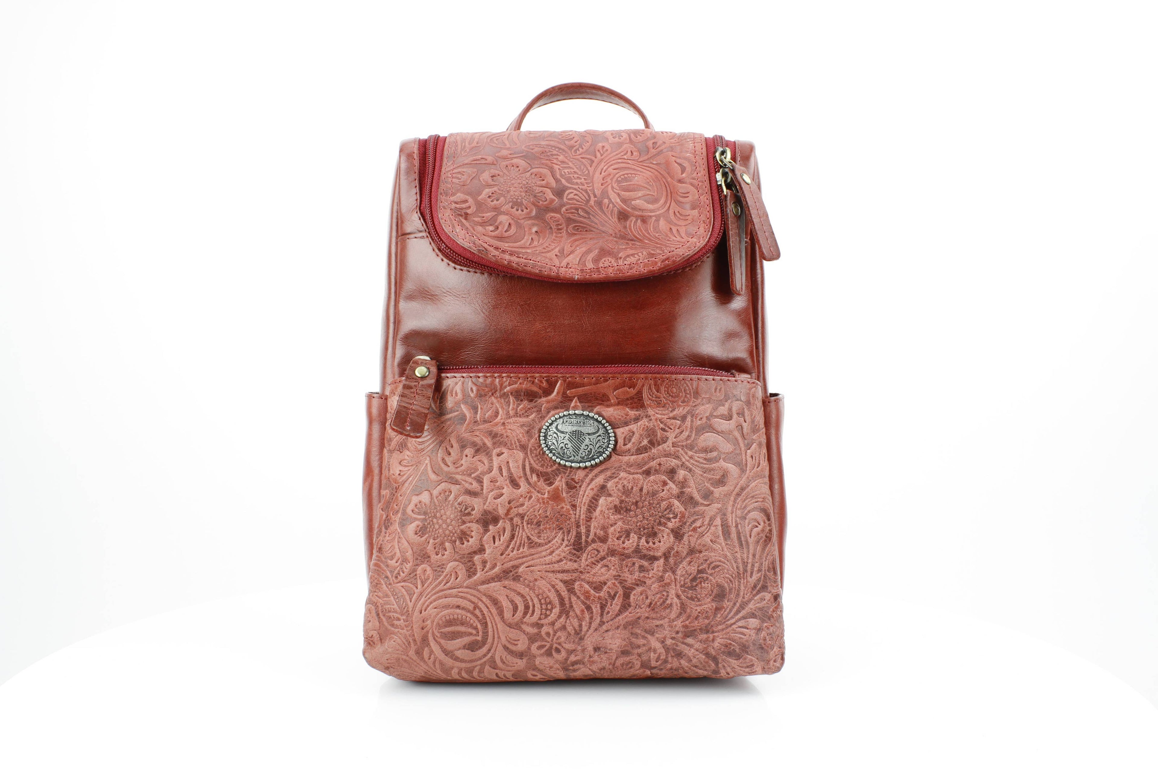 AB Small Zip Sling Backpack Filigree ABHB 41-26104
