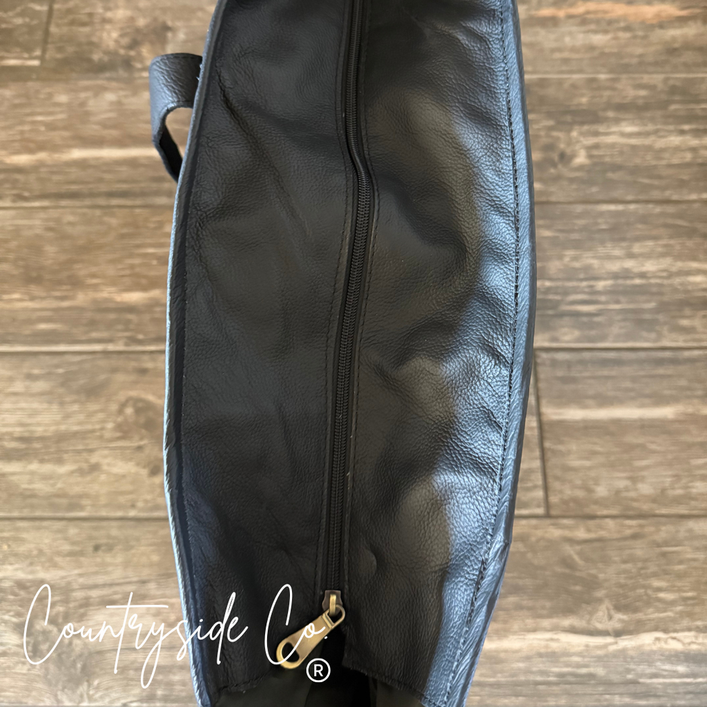 Cora Cowhide Weekender Travel Bag