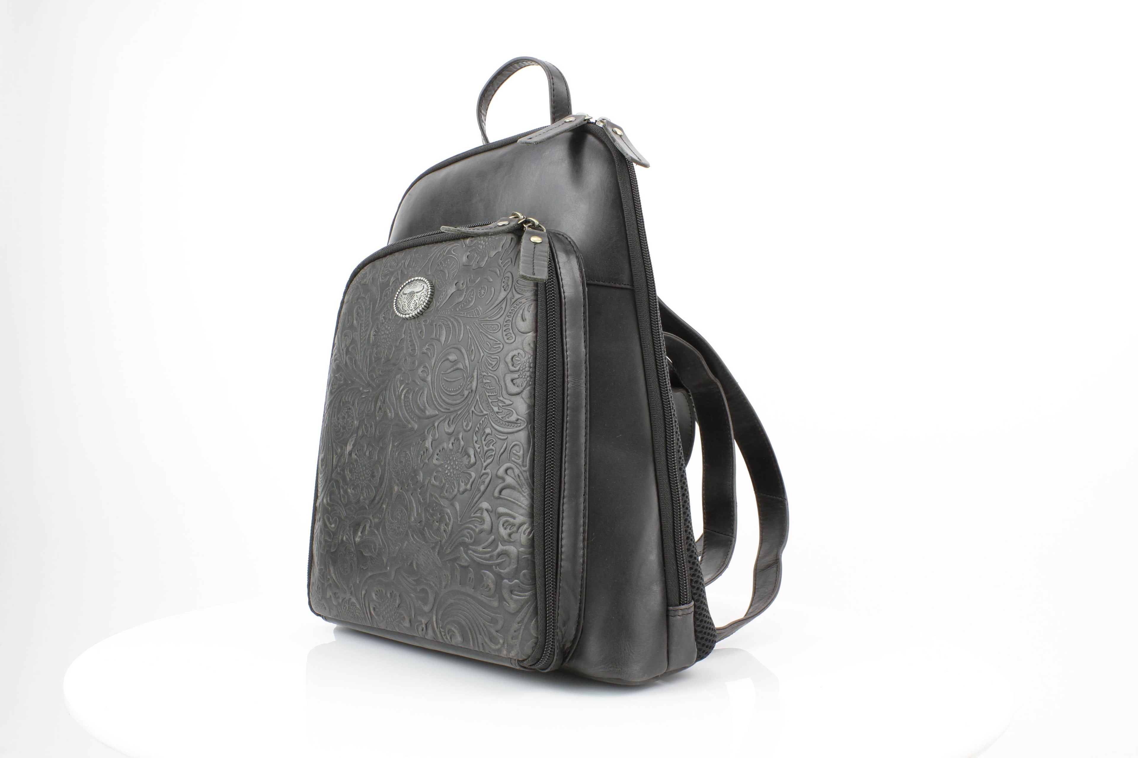 AB Zip Sling Backpack Filigree Front ABHB 41-26103