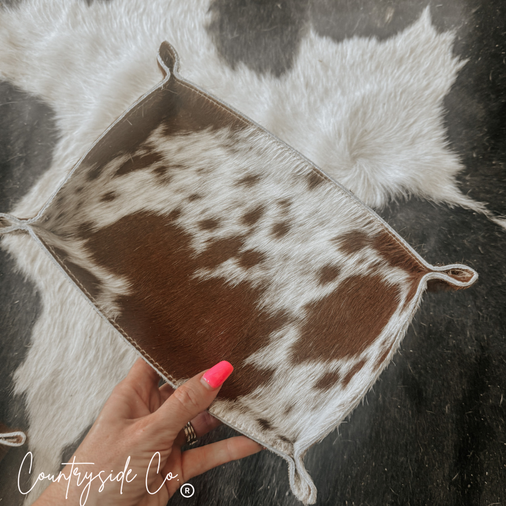 Cowhide Tray