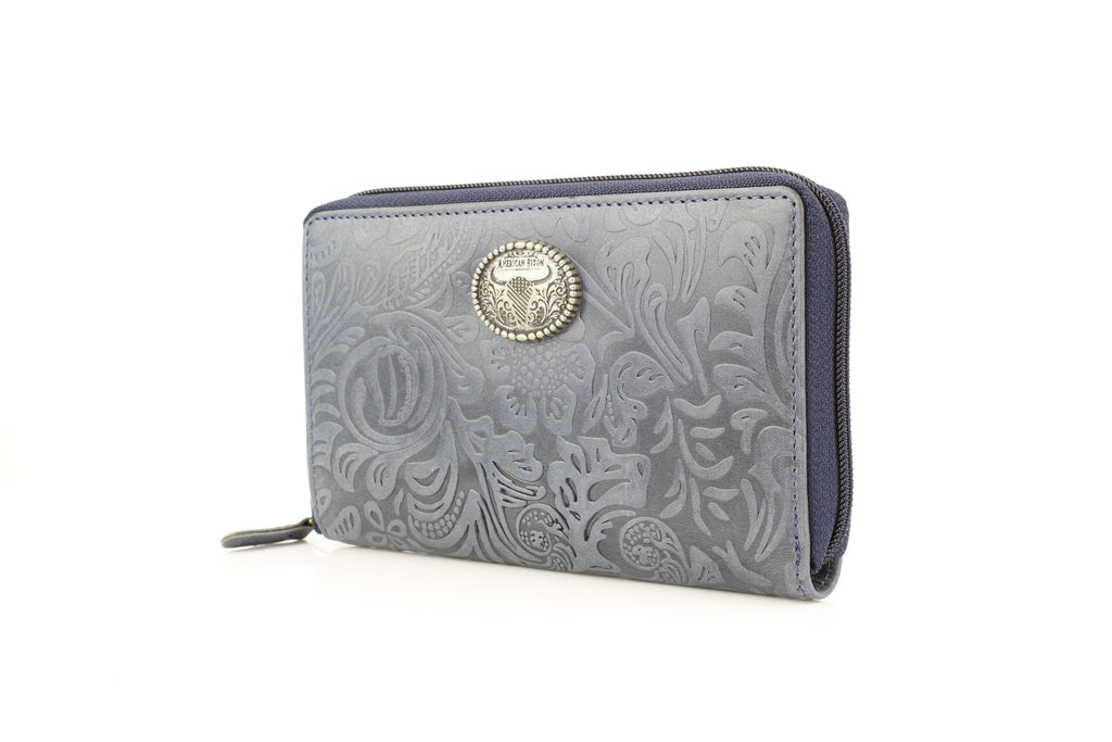 Zip Around Filigree Womens Wallet Clutch ABLW 41-25203