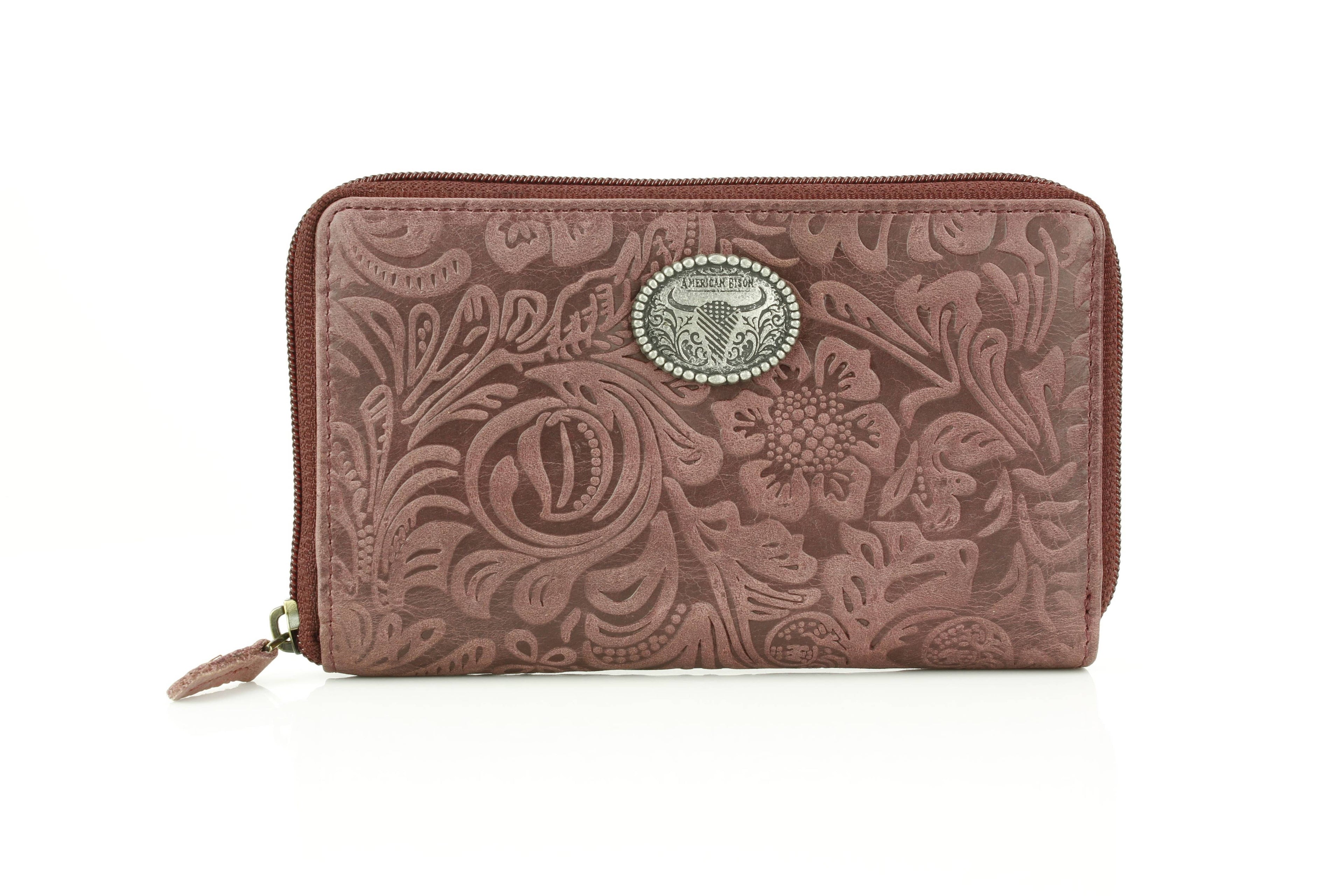 Zip Around Filigree Womens Wallet Clutch ABLW 41-25203