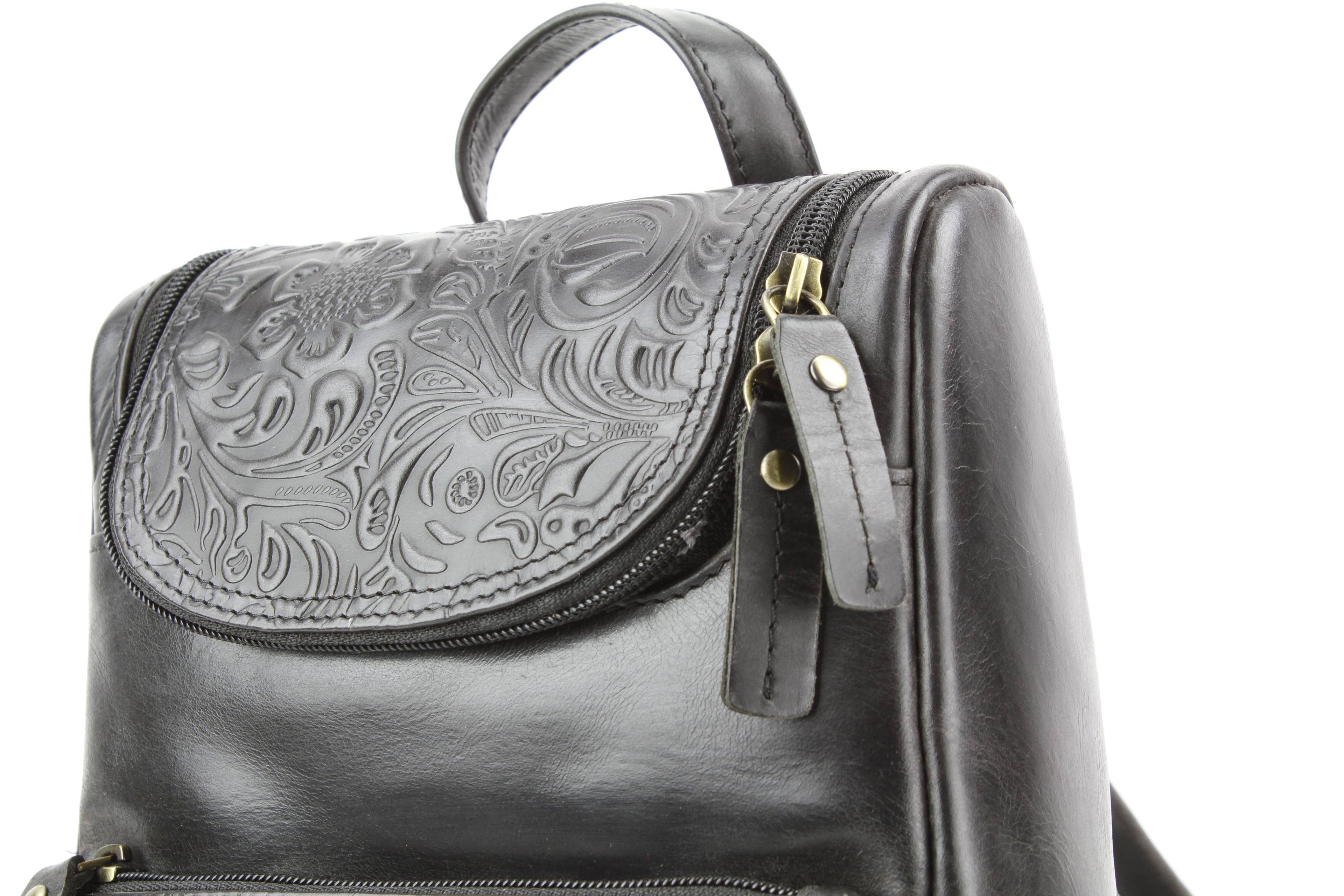 AB Small Zip Sling Backpack Filigree ABHB 41-26104