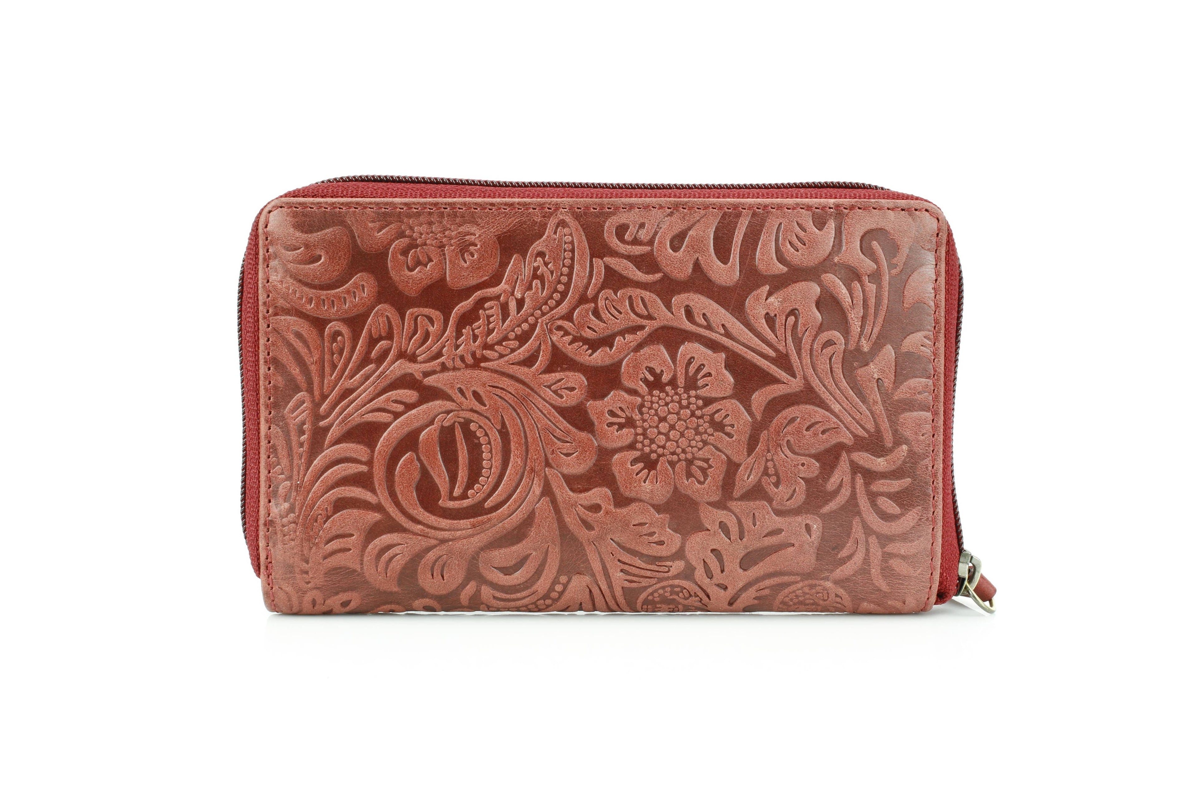 Zip Around Filigree Womens Wallet Clutch ABLW 41-25203